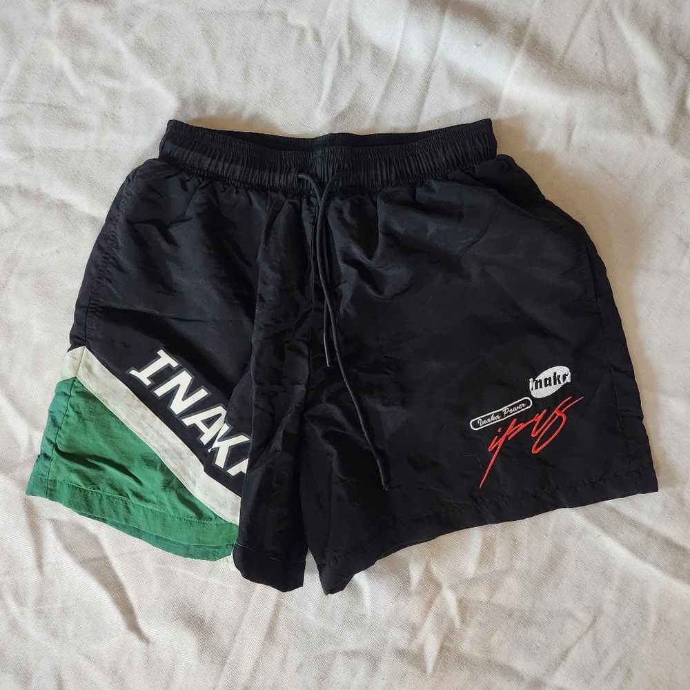 Inaka Power Black Athletic Running Shorts Drawstring Size S